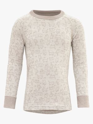 Devold DUO ACTIVE Skiundertrøje Merinould Kid, Raw White