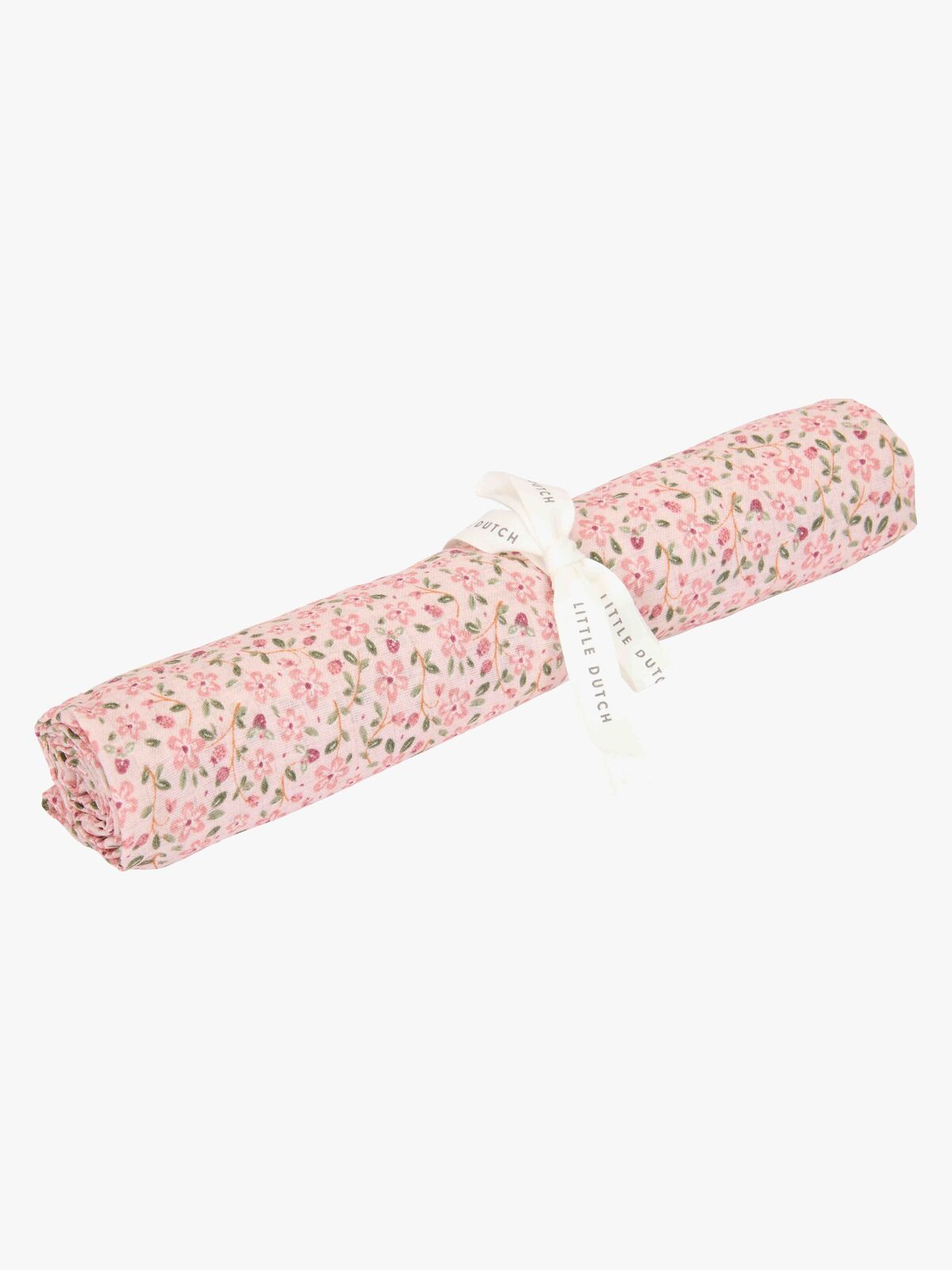 Little Dutch Fairy Floral Tæppe/ Stofble i Musselin, Pink