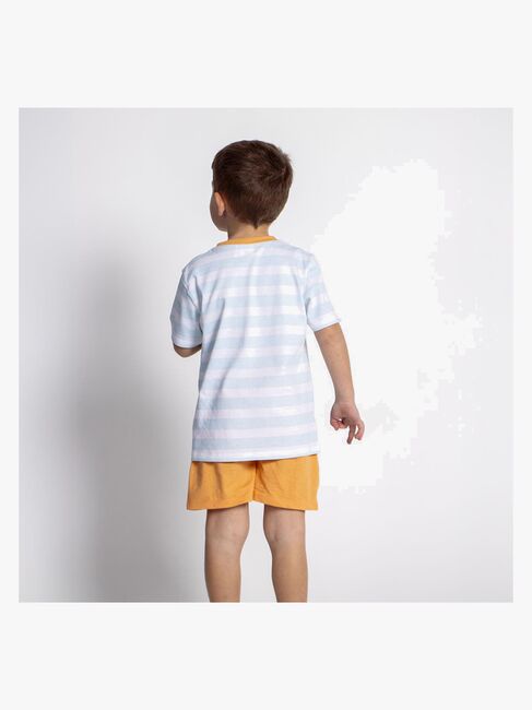 Bluey Pyjamas, Lyseblå/orange