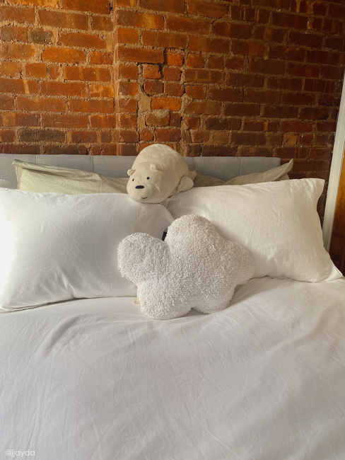 Lorena Canals Pude Sky, Hvid