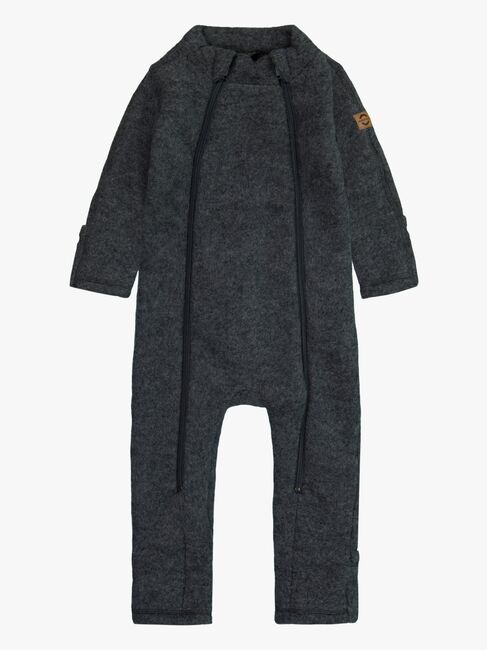 Mikk-Line Flyverdragt Merinould, Anthracite Melange