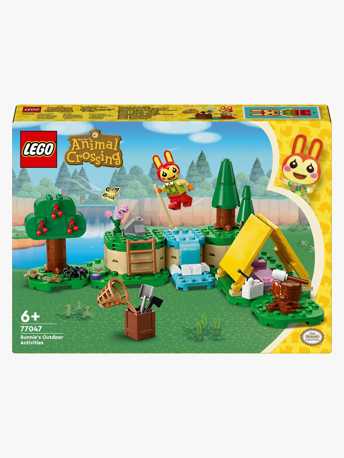 LEGO Animal Crossing 77047 Bunnie laver udendørs aktiviteter