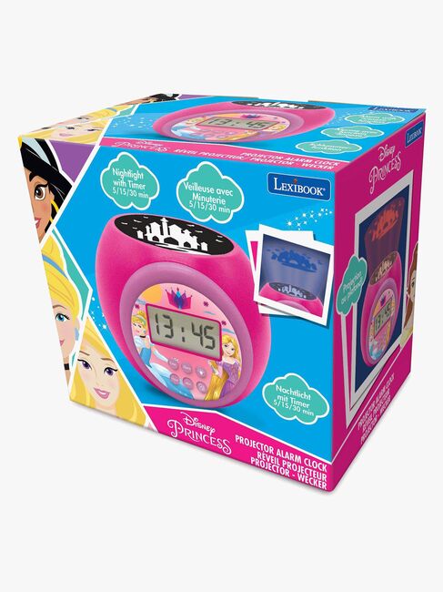 Disney Princess Projector Vækkeur, Lyserød