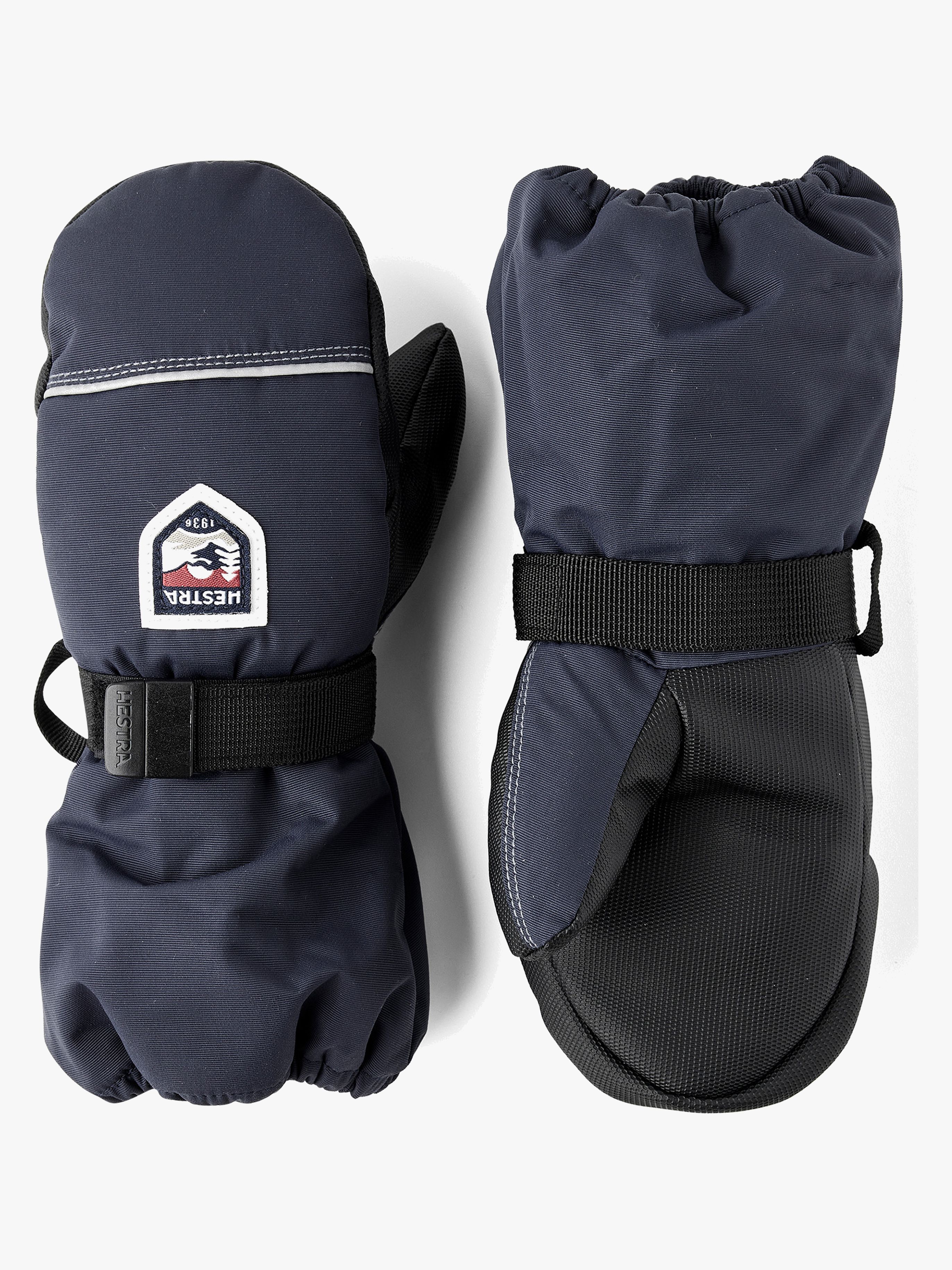 Hestra Kids' Wool Terry Luffer, Dark Navy, 3