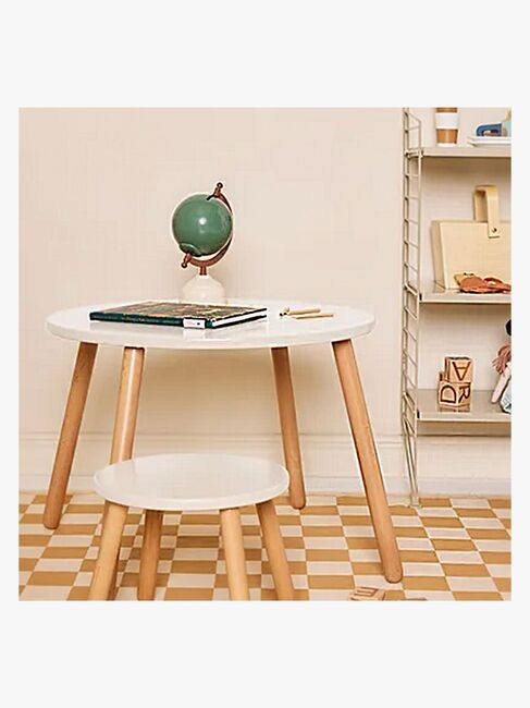 Kids Concept Bord & Stole, Hvid