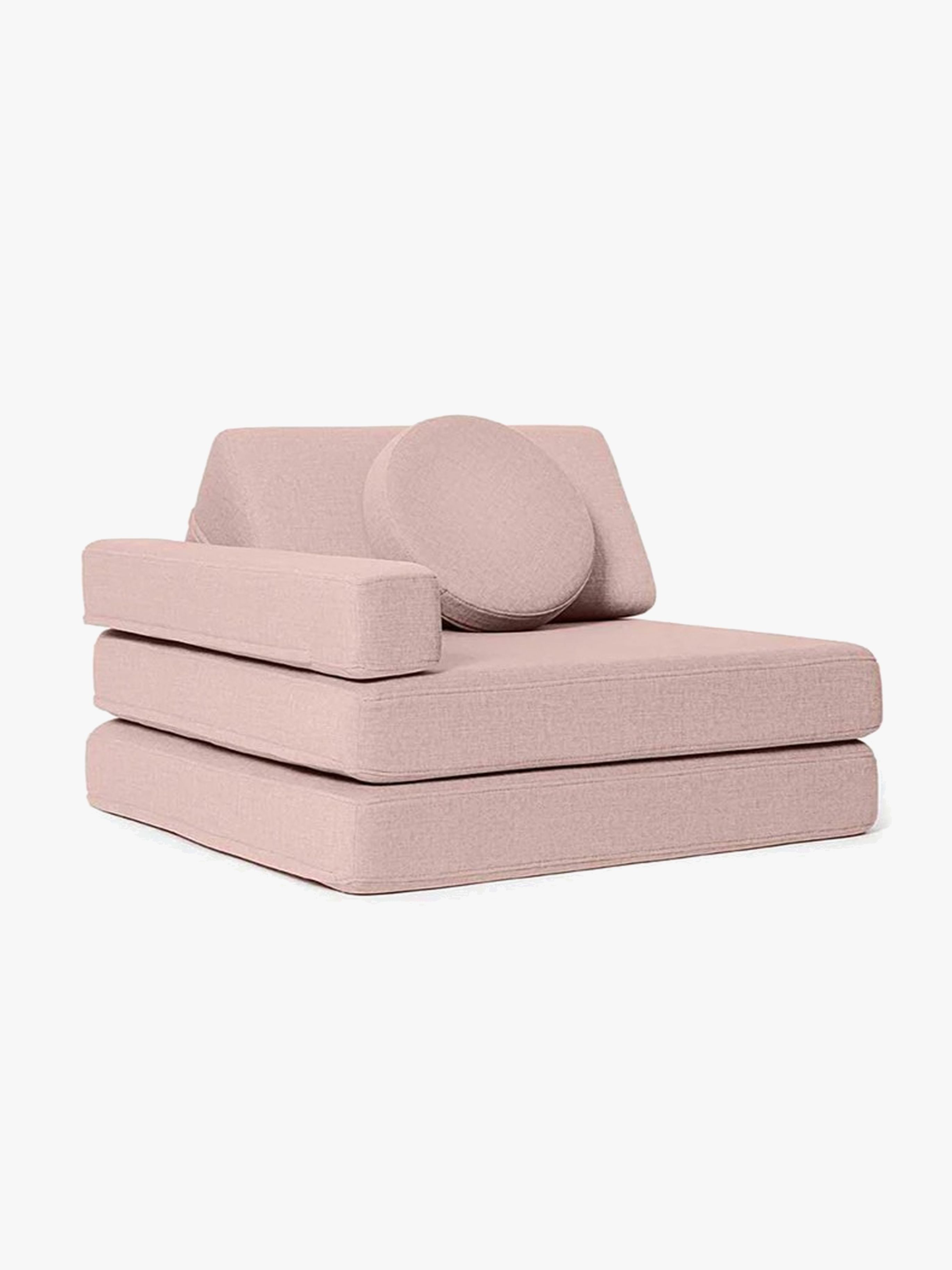 Shappy Play Bygbar Lænestol 80x80 cm, Soft Pink, Børnemøbler, Indretning børneværelse, Børnelænestol