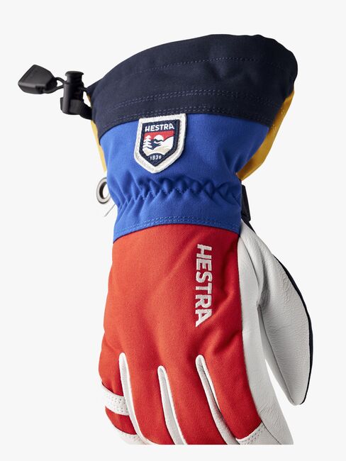 Hestra Army Leather Heli Ski Jr Handsker, Light Red Multi 30560-558-1845_4c.jpg