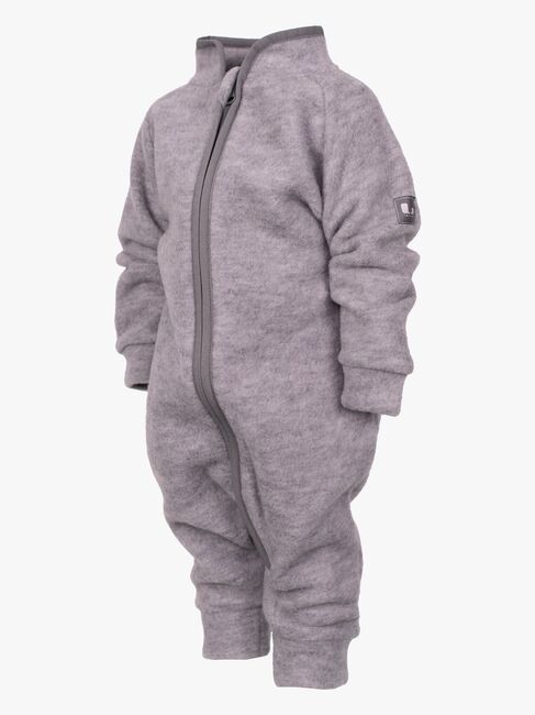 Lindberg Loe Merino Babyflyverdragt, Grey Melange