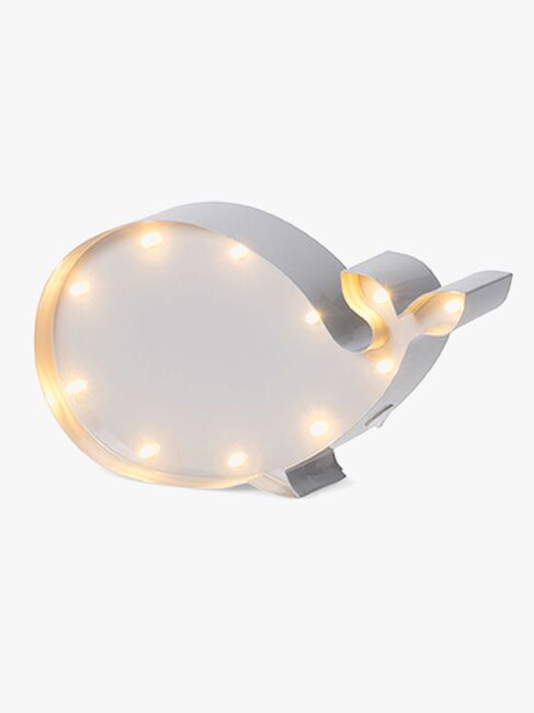 Cloudberry Castle Hval Lampe, Grå