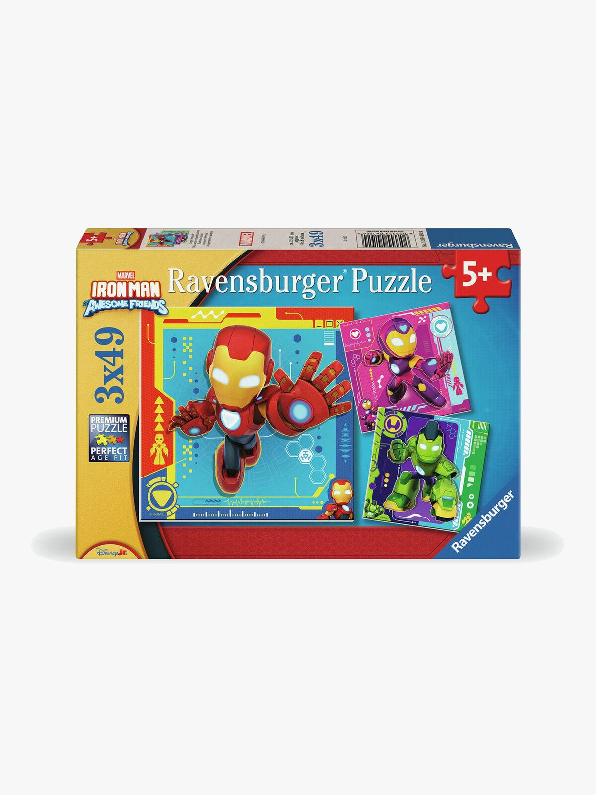 Ravensburger Iron Man & His Awesome Friends Puslespil 3x49 Brikker