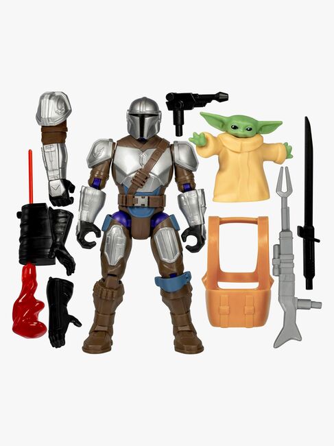 Star Wars Mixmashers Figur Mando And Grogu Deluxe
