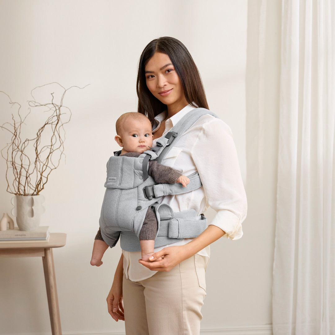 BabyBjörn Harmony Bæresele Woven, Light Grey Melange