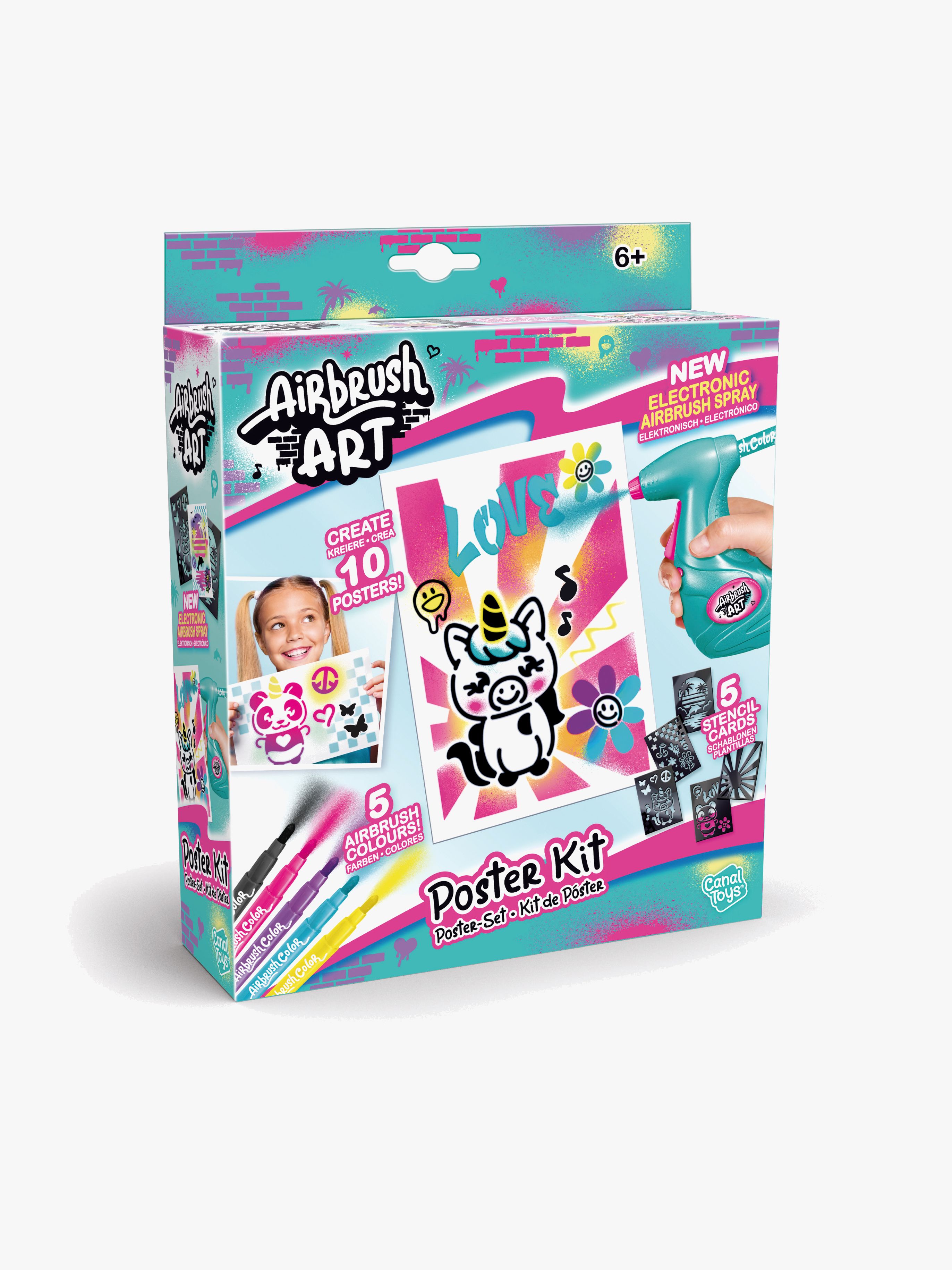 AIRBRUSH PLUSH Mini Poster Kreasæt
