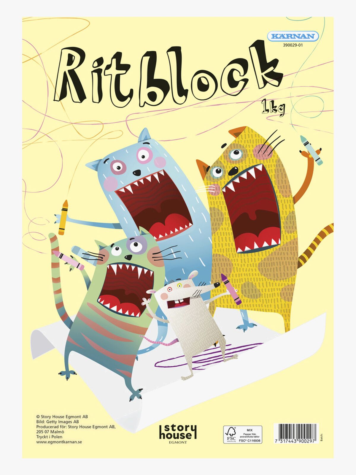 Egmont Kärnan Tegnepapir 1 kg