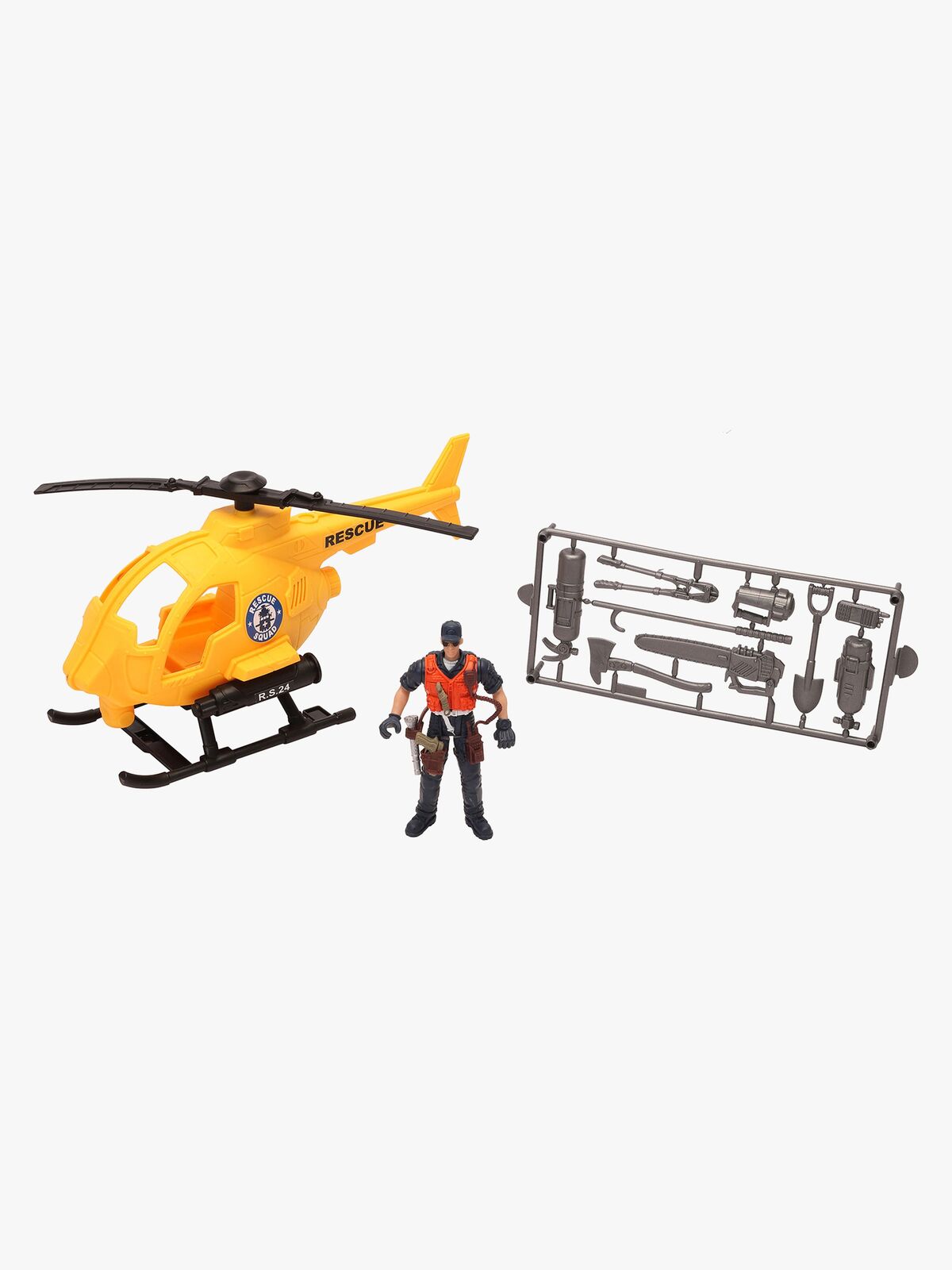Alex's Garage Rescue Squad Legesæt Redningshelikopter