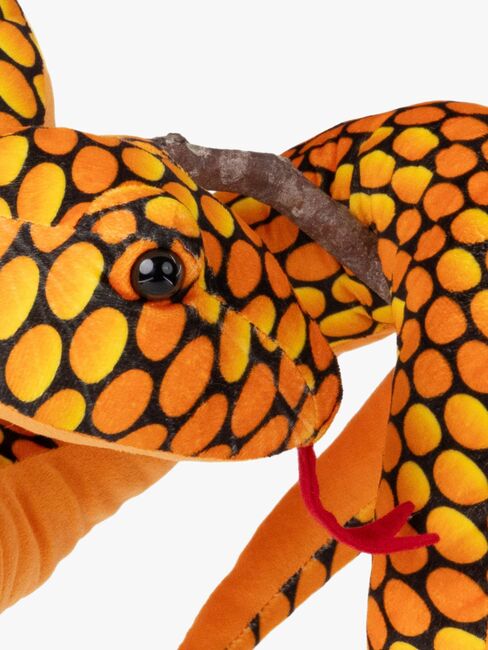 Teddykompaniet Bamse Slange 200 cm, Orange