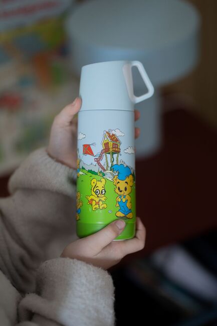 Bamse Verdens Stærkeste Bjørn Termokande, Blå