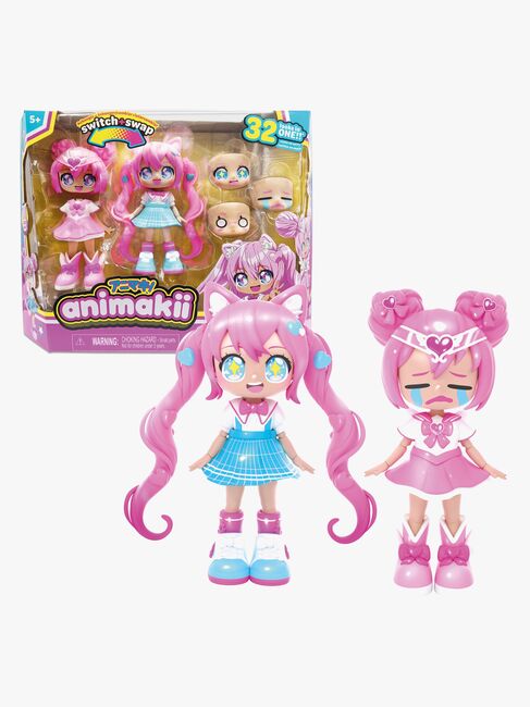 Animakii Dukkesæt Magisk Pige & Flagermus