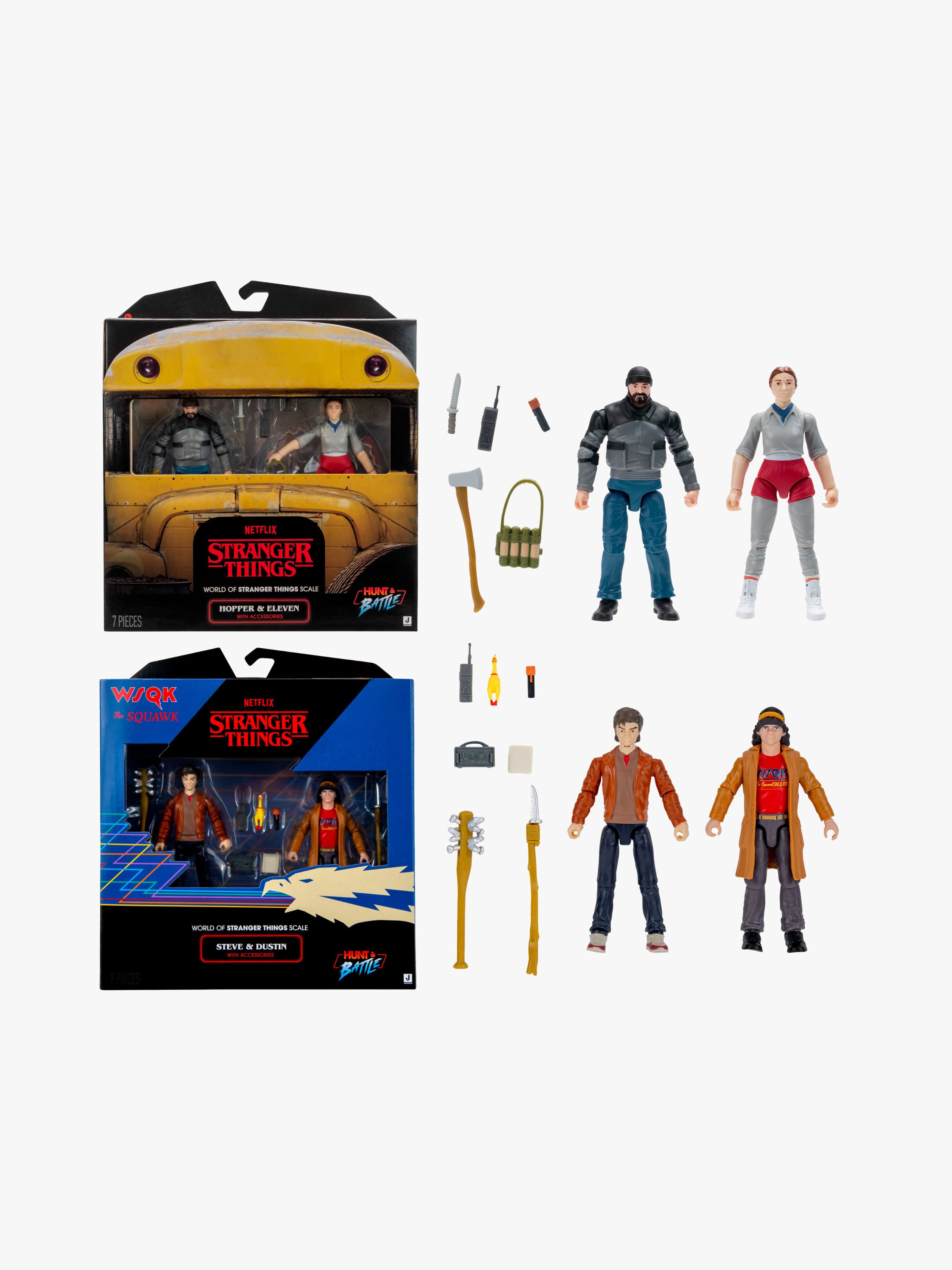Stranger Things Figursæt Core 2-pak, Blandet