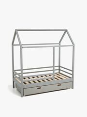 Minitude Nordic Jax Juniorseng 70x140 inkl. Sengeskuffe, Grå