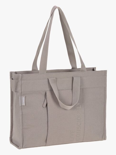 Lässig Tote Pusletaske, Taupe