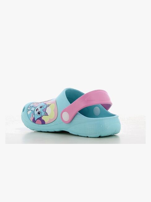 Gabby's Dollhouse Clogs, Turkish Blue/Fuchsia