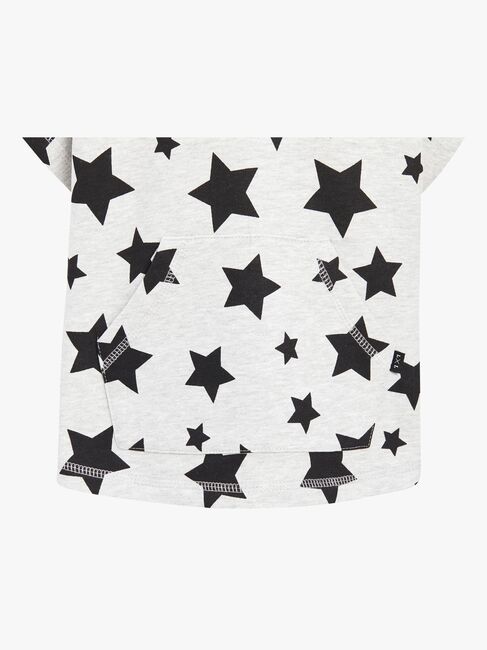 Luca & Lola Rocolo Hoodie, Grey Melange/Stars