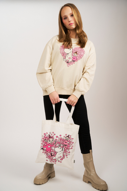 Mumitroldene Venner Stofpose, Hvid