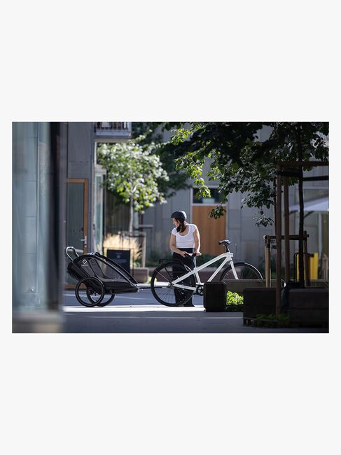 Hamax Cocoon Cykelanhænger, Grey/Black