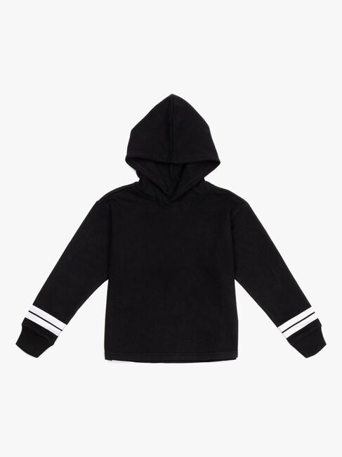 Luca & Lola Nella Hoodie, Black/Stripes
