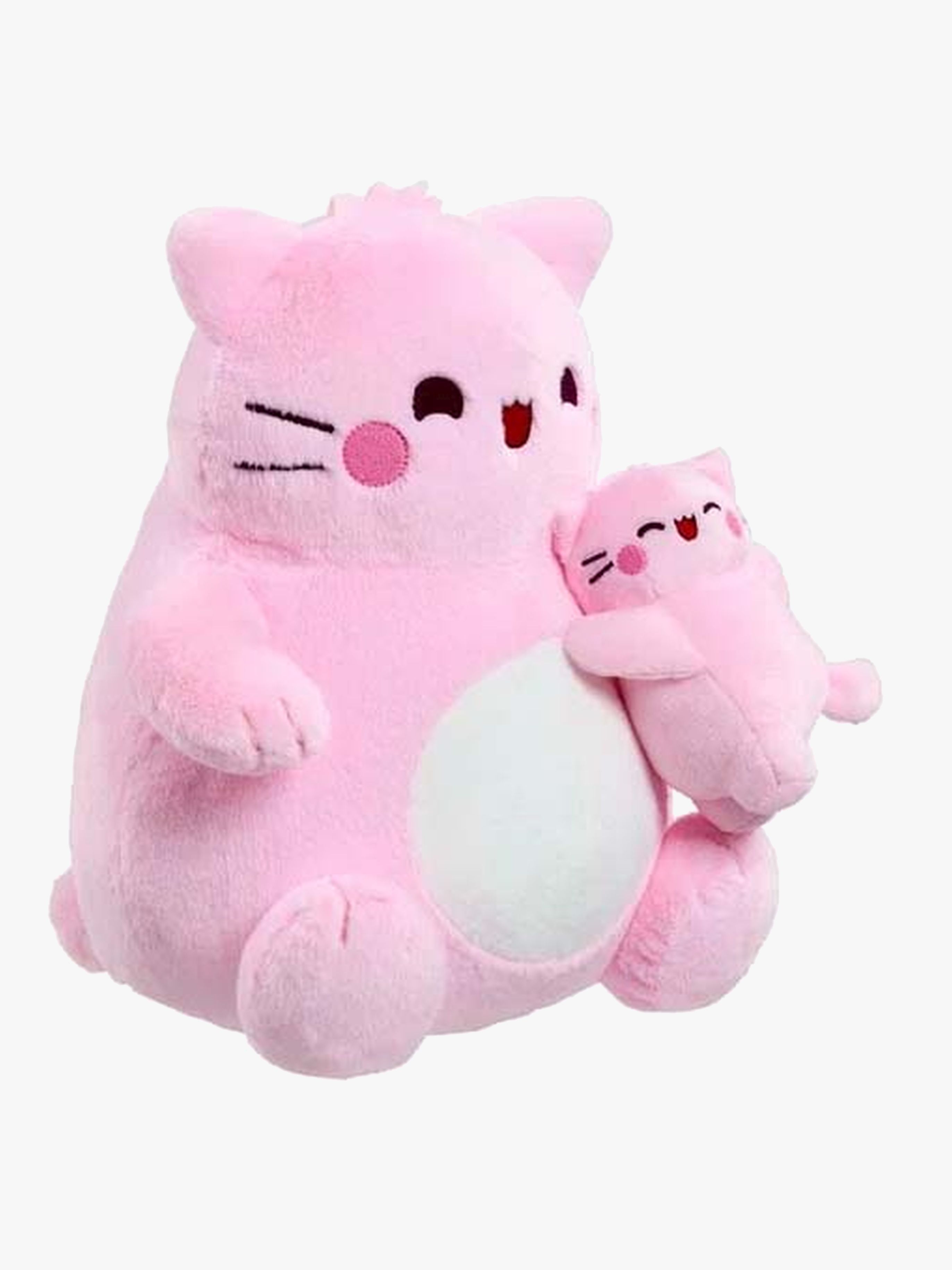 Pembe Bamse Med Baby 23 cm