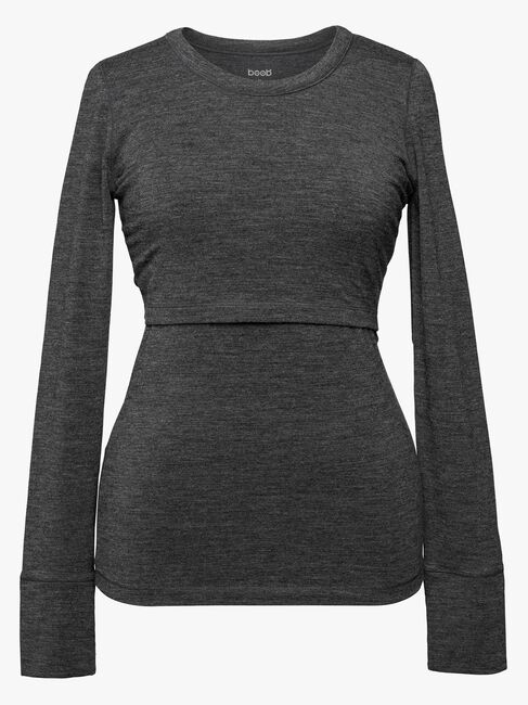 Boob Merino Wool Trøje, Dk Greymelange