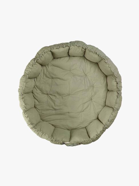 Play&Go Organic Bloom Legetæppe, Meadow Green