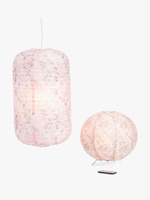 Lilou Lilou Loft- & Bordlampe Bird Garden, Lyserød