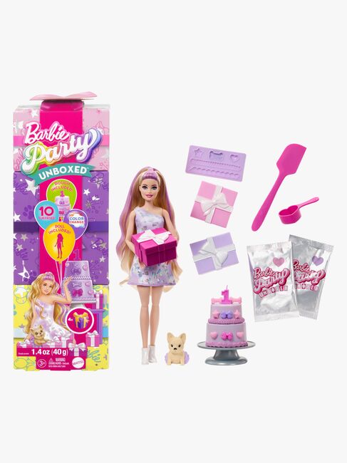 Barbie Party Unboxed Dukke 1