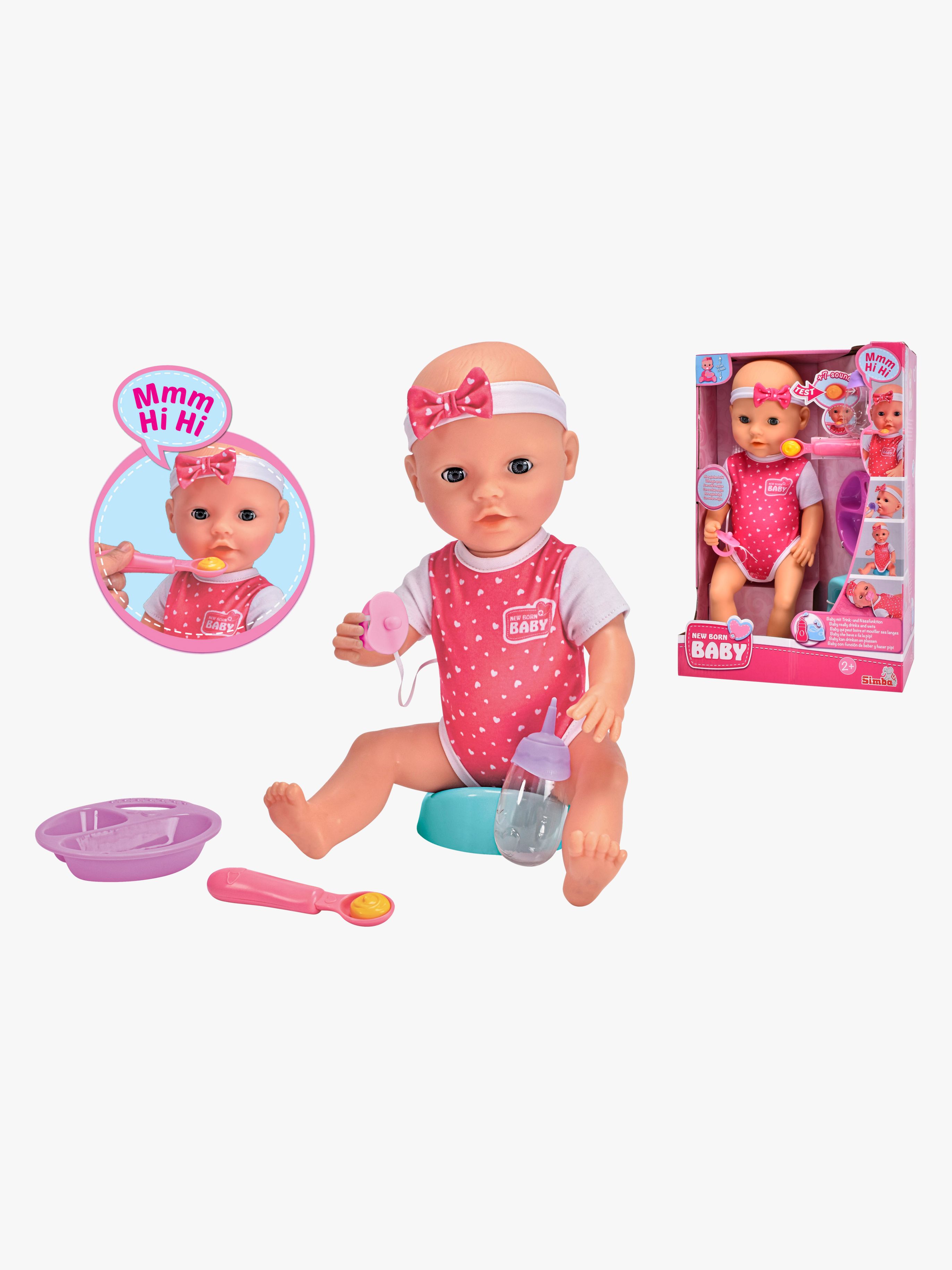New Born Baby Sulten Dukke 38 cm