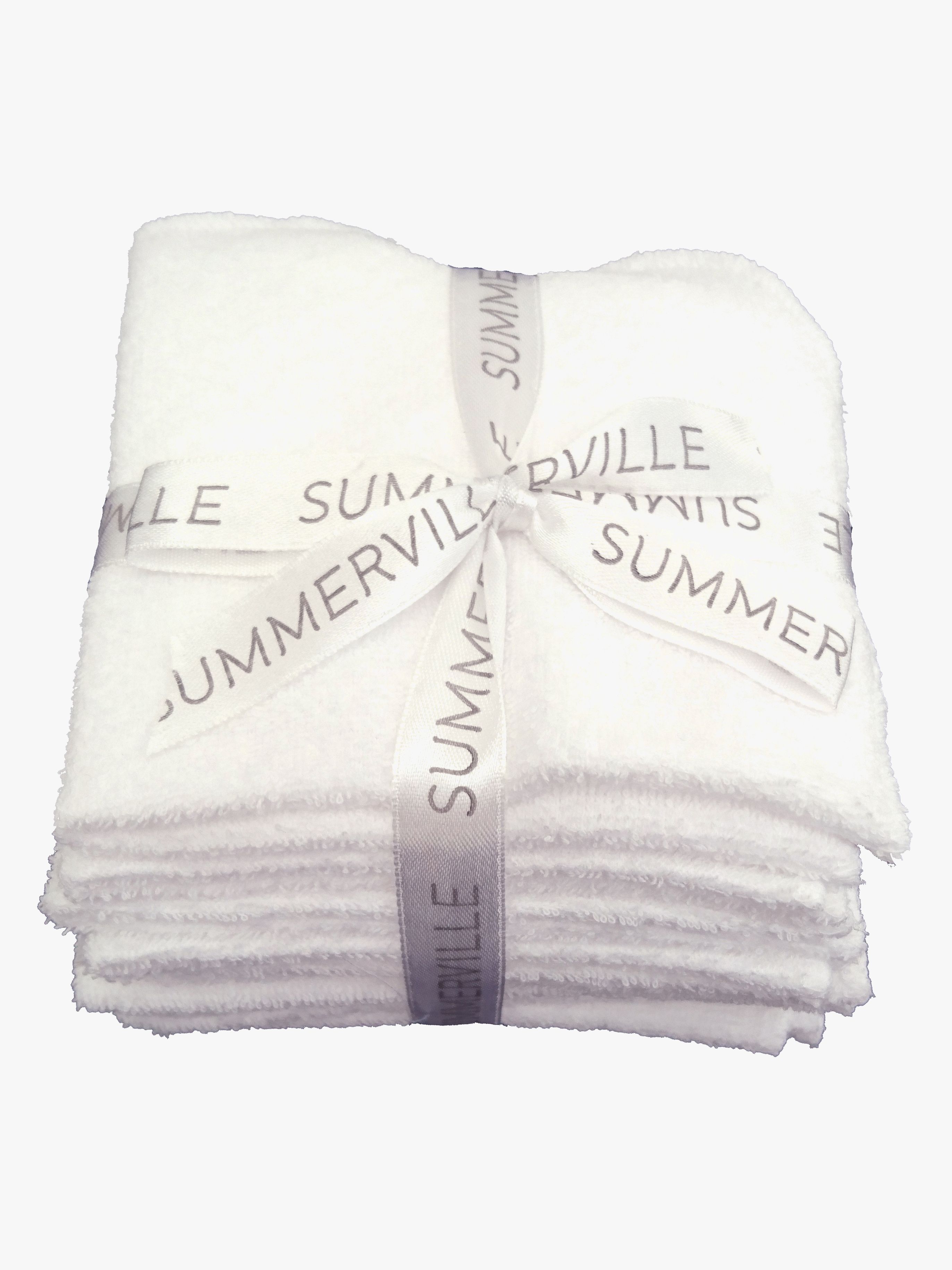 Summerville Vaskeklude 10-pack, Hvid