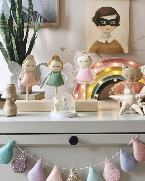 Little Lights Lampe Regnbue, Multi