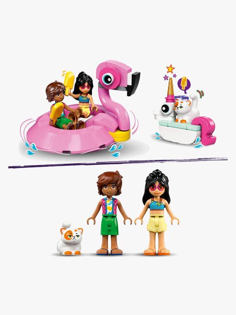 LEGO Friends 42658 Poolparty med enhjørning og flamingo