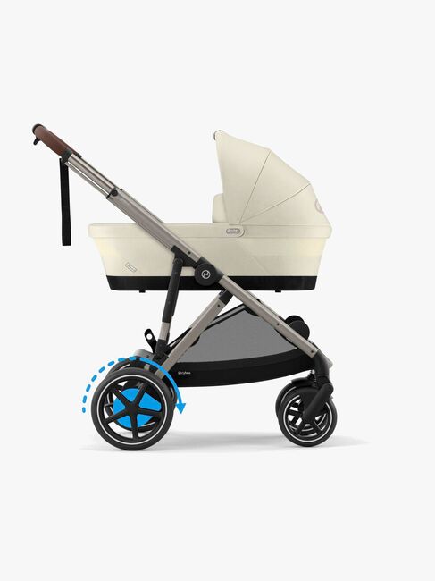 Cybex e-GAZELLE S Klapvogn, Seashelle Beige/Taupe
