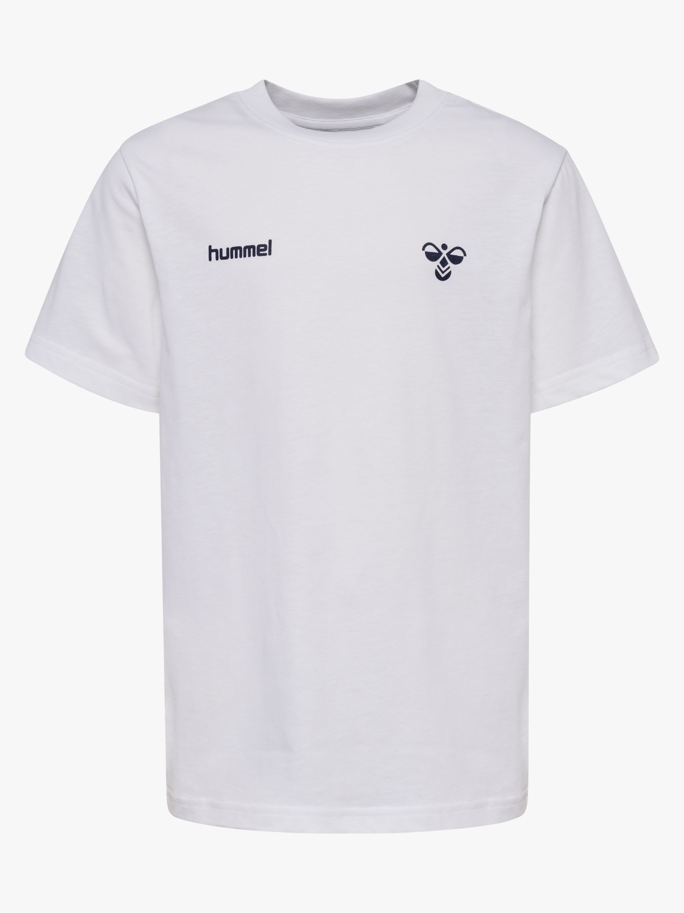Hummel JR T-shirt, White, 110-116, Børnetøj