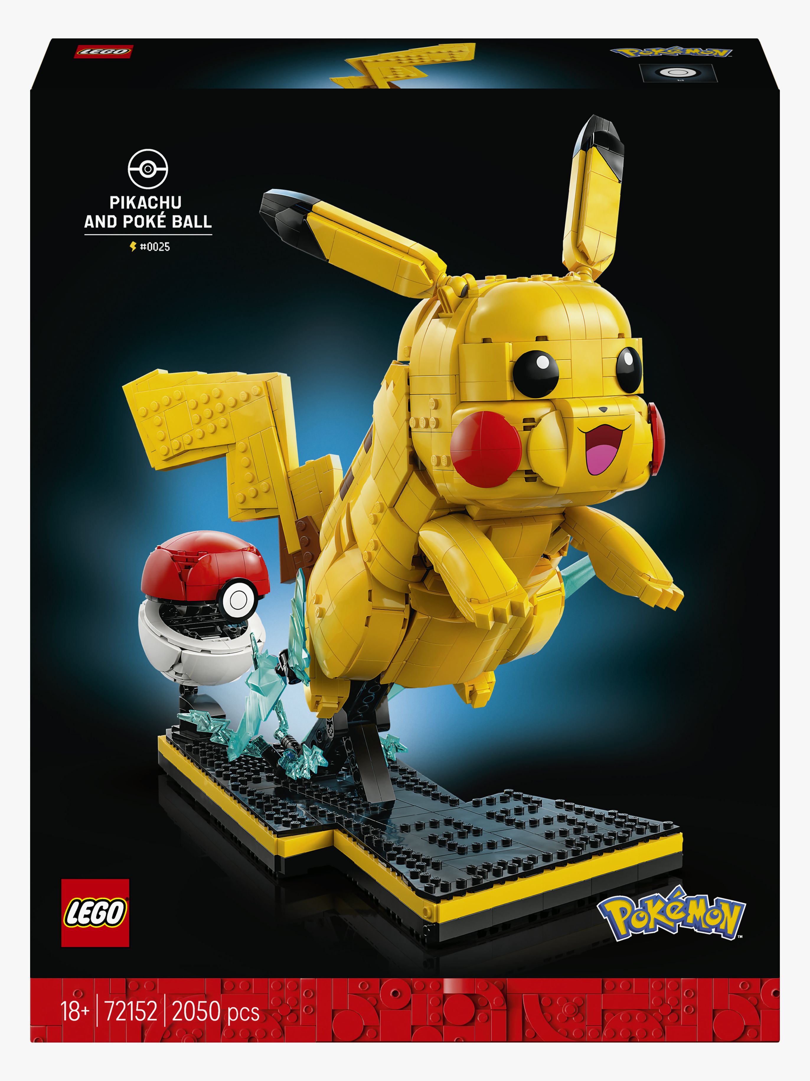 LEGO Pokémon 72152 Pikachu og Poké Ball