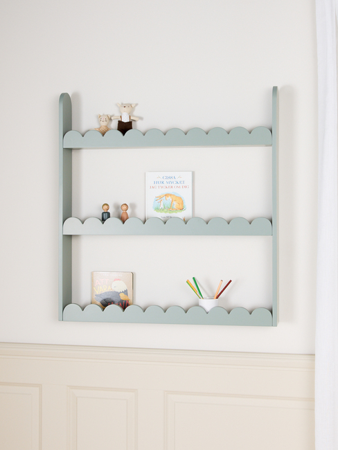 Alice & Fox Dune  Væghængt Bogreol, Sage