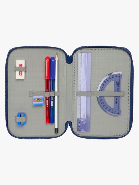 Super Mario  Fyldt Penalhus med 3 Rum 37 Dele, Mamma Mia