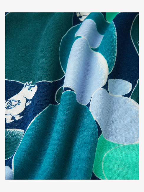 Reima Moomin Trivsam Skiundertøj Merinomix, Dark Teal