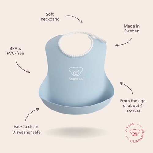 BabyBjörn Hagesmæk, Blå