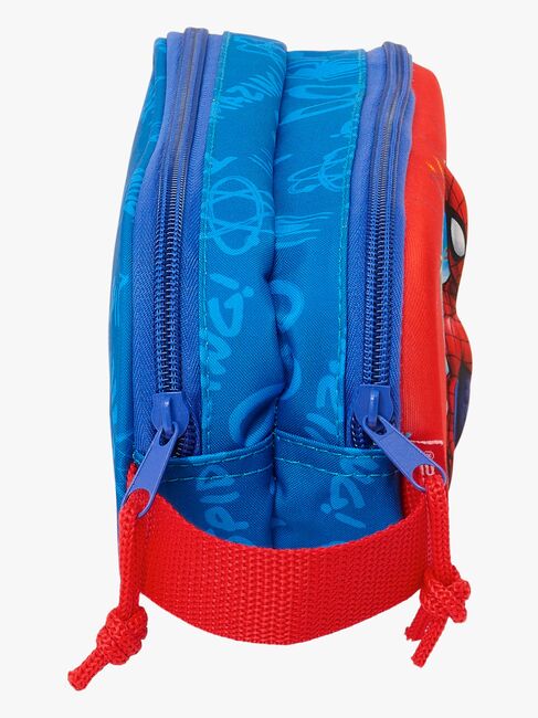 Marvel Spider-Man 3D Dobbelt Penalhus, Rød/Marineblå