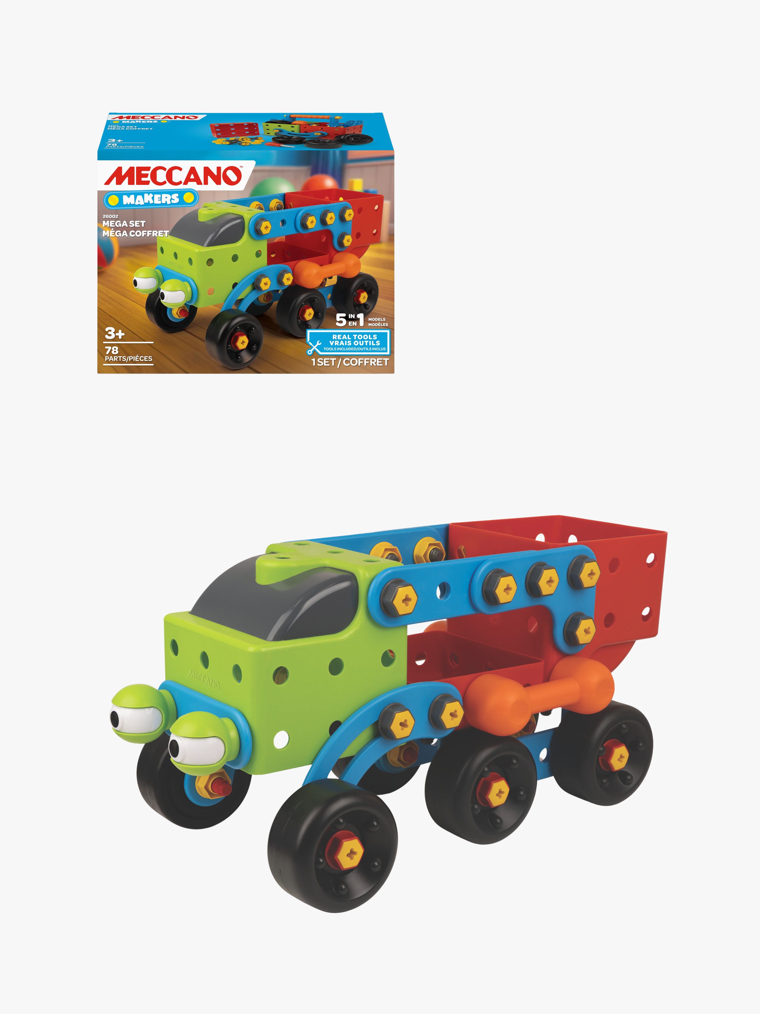 Meccano Byggesæt Traktor Til Racerbil 2-i-1