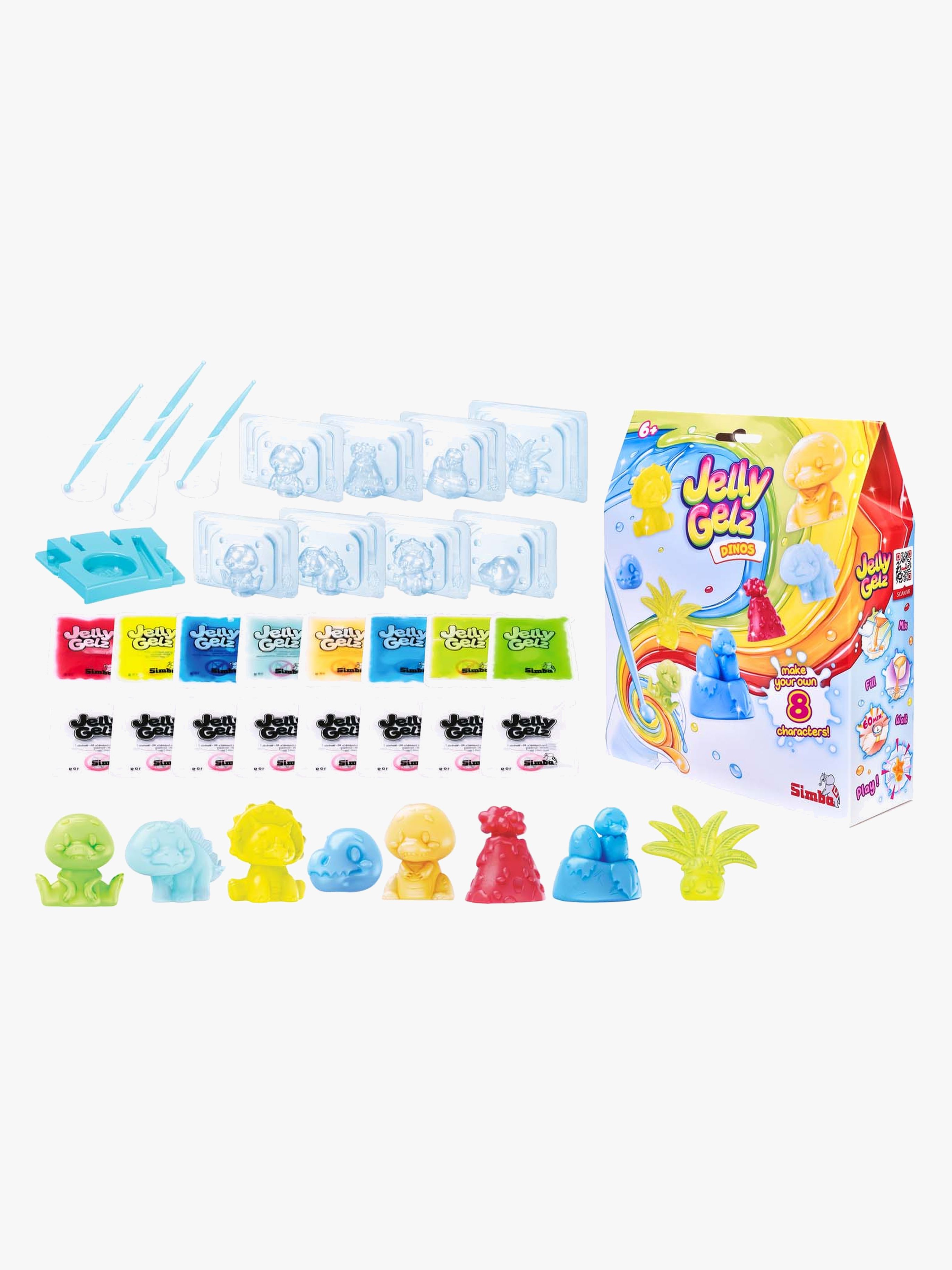 Jelly Gelz Hobbysæt Dino Med Gel &  Forme