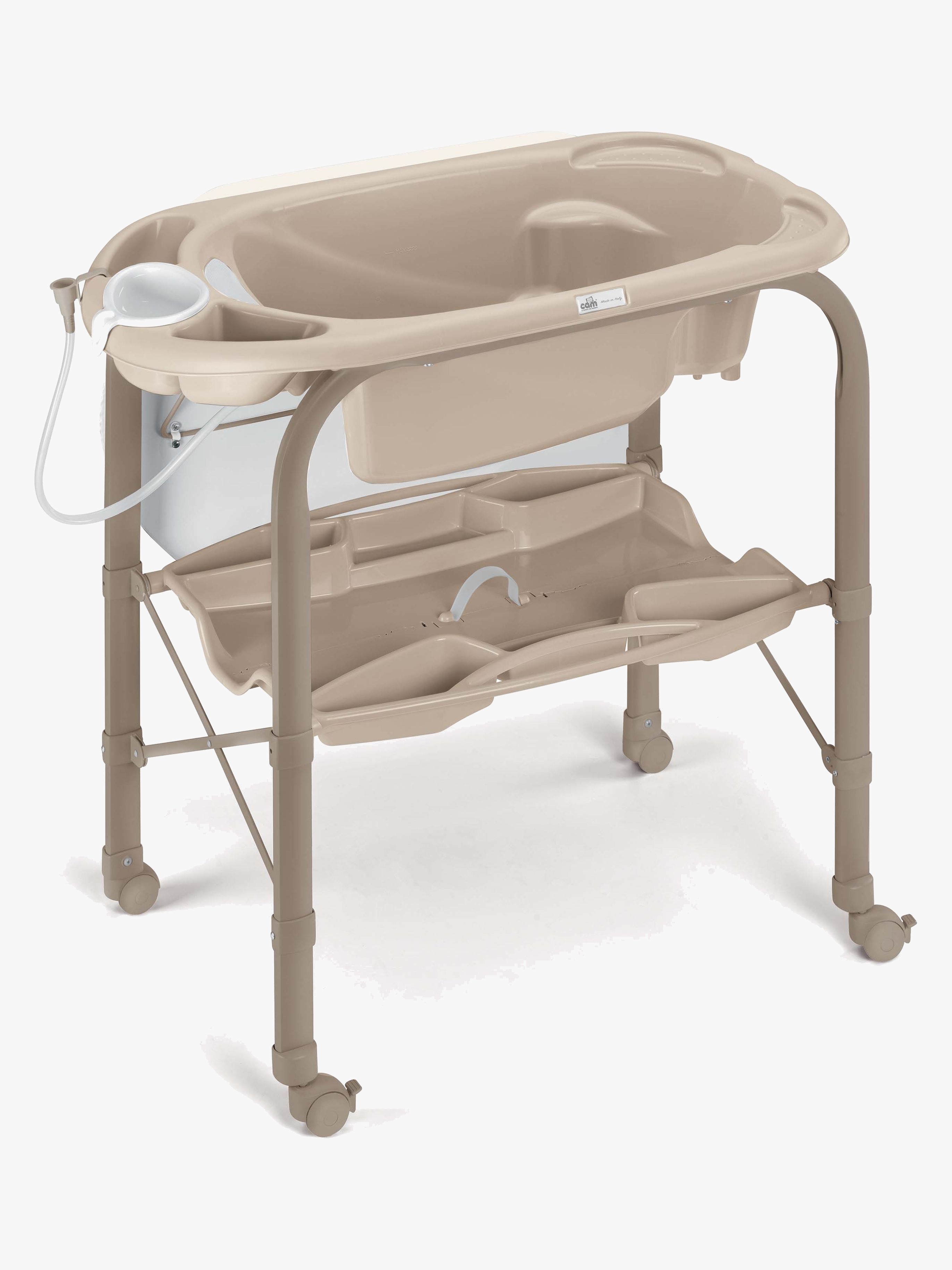 CAM Cambio Sammenklappeligt Badekar Med Puslepude, Beige